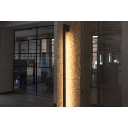 LED kültéri fali lámpatest YALTE LED/12W/230V 3000/4000/6500K 123 cm IP54 fekete