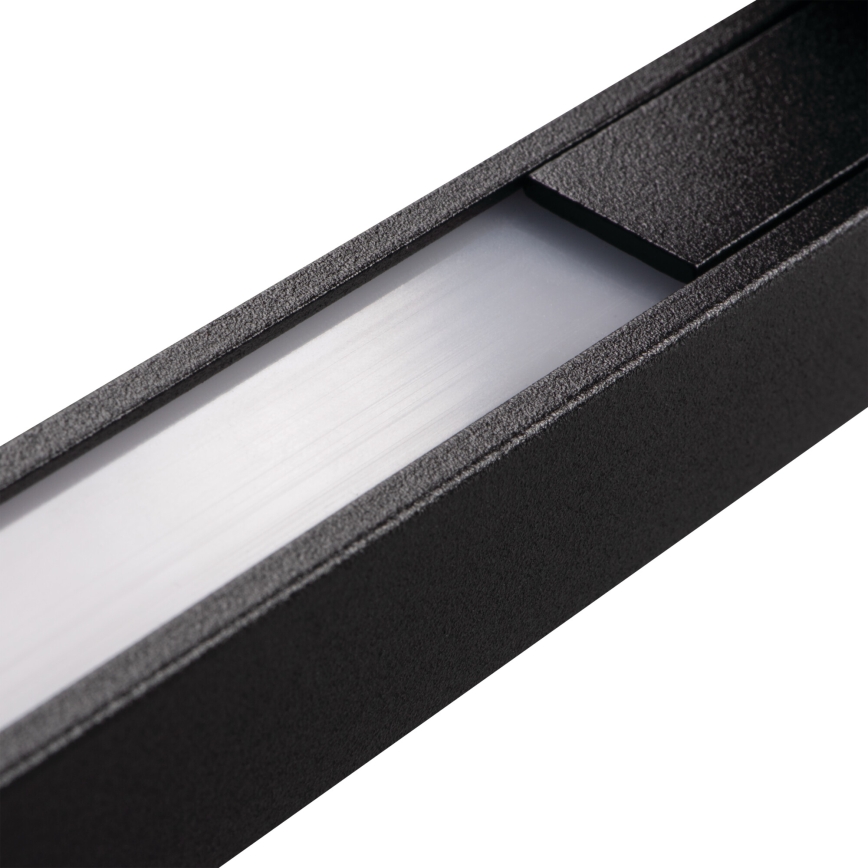 LED kültéri fali lámpatest YALTE LED/12W/230V 3000/4000/6500K 123 cm IP54 fekete