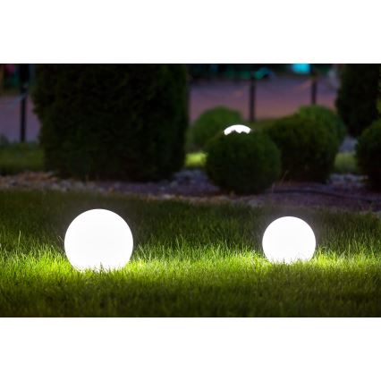 STONO kültéri lámpa 1xE27/15W/230V, átm. 20 cm, IP65, fehér