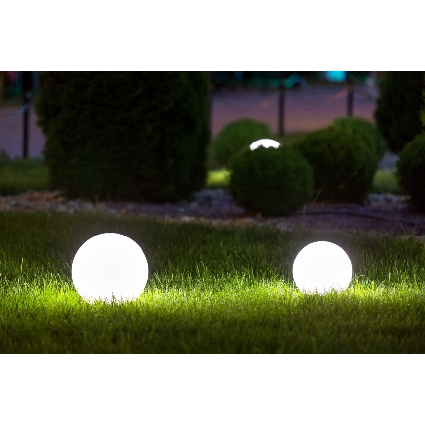 STONO kültéri lámpa 1xE27/15W/230V, átm. 20 cm, IP65, fehér