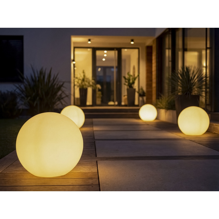 STONO kültéri lámpa 1xE27/15W/230V, átm. 20 cm, IP65, fehér