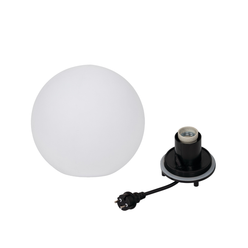STONO kültéri lámpa 1xE27/15W/230V, átm. 20 cm, IP65, fehér