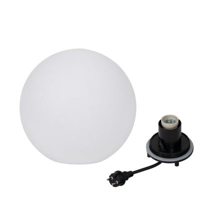 Kültéri lámpa STONO 1xE27/20W/230V átm. 30 cm IP65 fehér