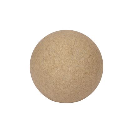 Kültéri lámpatest STONO 1xE27/20W/230V Ø 30 cm IP65 bézs