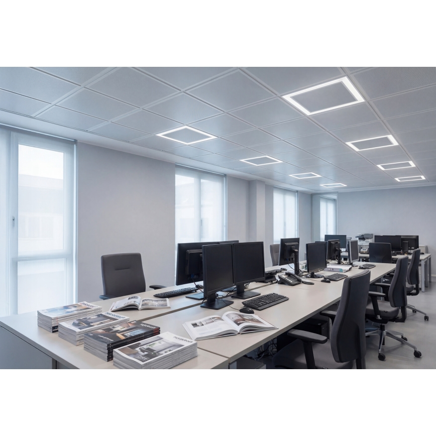 LED álmennyezeti keret AVAR LED/32W/230V 3000/4000/6000K 60x60 cm UGR19