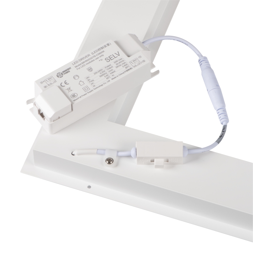 LED álmennyezeti keret AVAR LED/32W/230V 3000/4000/6000K 60x60 cm UGR19