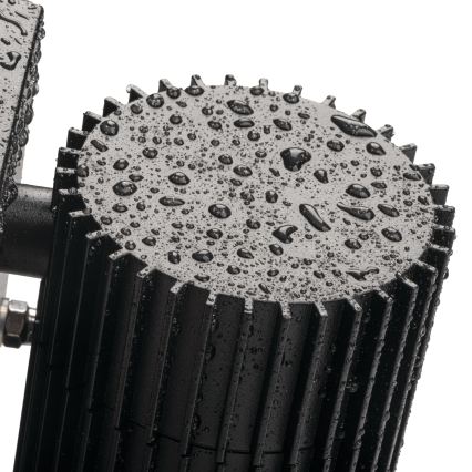 Kültéri fali spotlámpa RADILO 1xGU10/11W/230V IP44 fekete