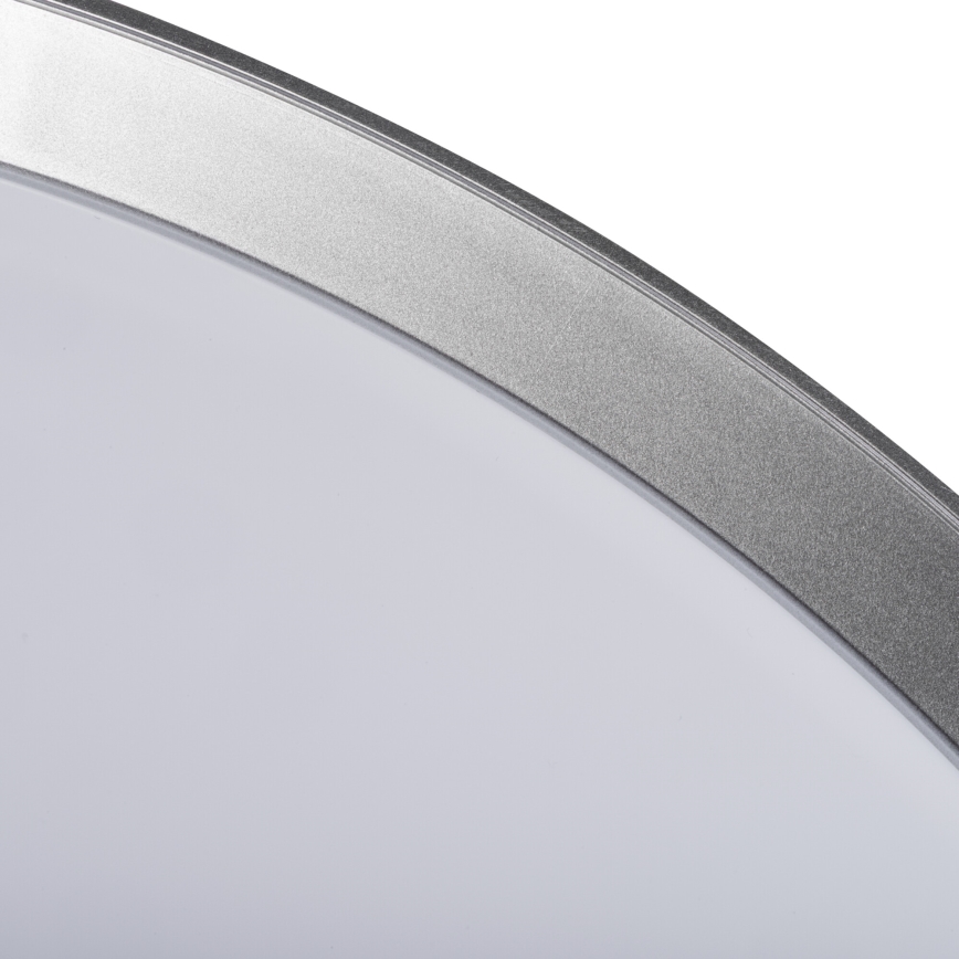 LED dimmelhető mennyezeti lámpa LIXAN LED/47W/230V 3000-6500K átm. 38,6 cm fehér/ezüst + távirányító