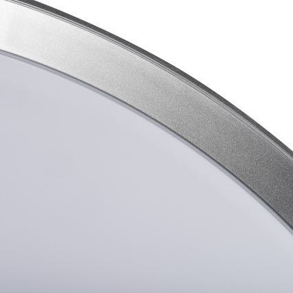 LED Fényerőszabályozható mennyezeti lámpa LIXAN LED/65W/230V 3000-6500K Ø 48,6 cm fehér/ezüst + távirányító