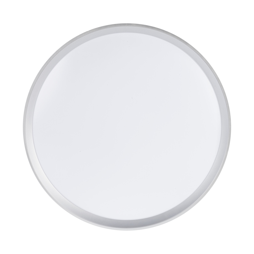 LED Fényerőszabályozható mennyezeti lámpa LIXAN LED/65W/230V 3000-6500K Ø 48,6 cm fehér/ezüst + távirányító