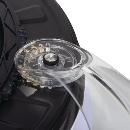 LED Fényerőszabályozható mennyezeti lámpa ventilátorral PLAVE LED/36W/230V 3000-6500K ezüst/fehér + távirányítóval