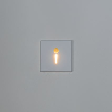 LED lépcsővilágító lámpa mozgás- és alkonyatérzékelővel MAGNIK LED/1,7W/230V 2700/3300/3900/4600/5700K fehér szögletes