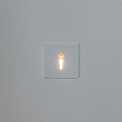 LED lépcsővilágító lámpa mozgás- és alkonyatérzékelővel MAGNIK LED/1,7W/230V 2700/3300/3900/4600/5700K fehér szögletes