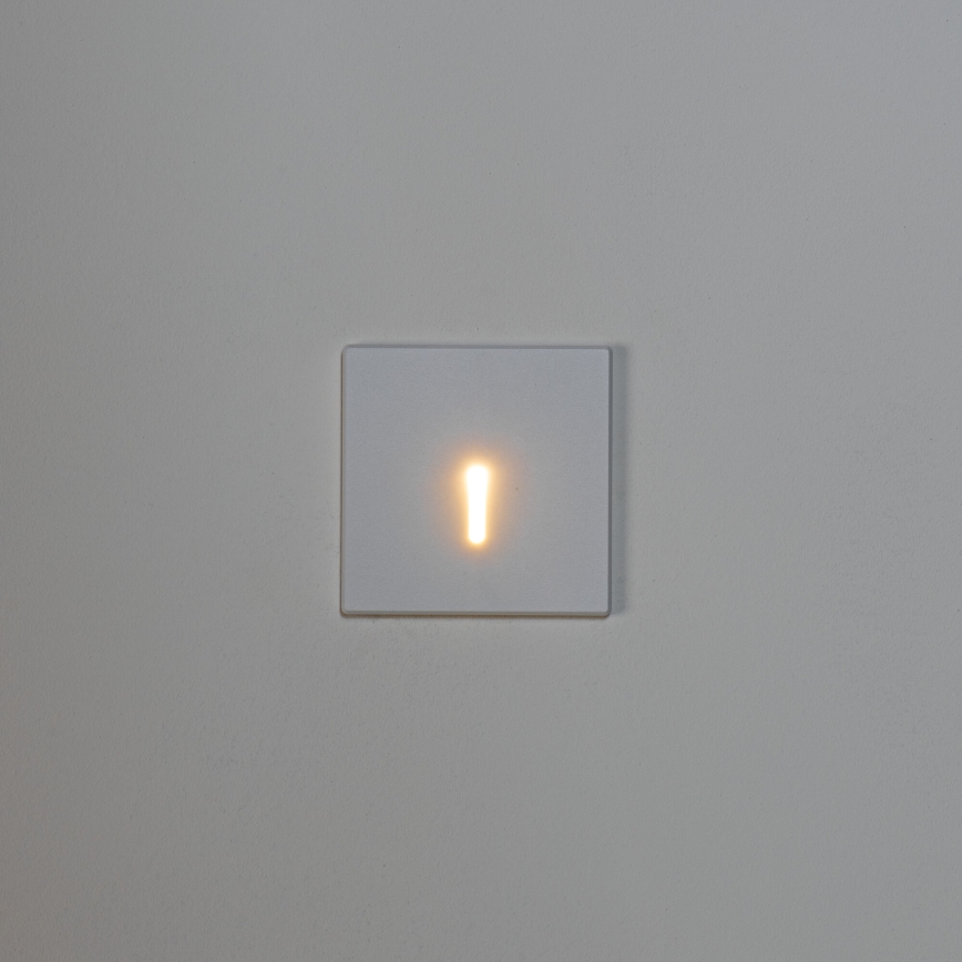 LED lépcsővilágító lámpatest MAGNIK LED/1,7W/230V 2700/3300/3900/4600/5700K fehér szögletes