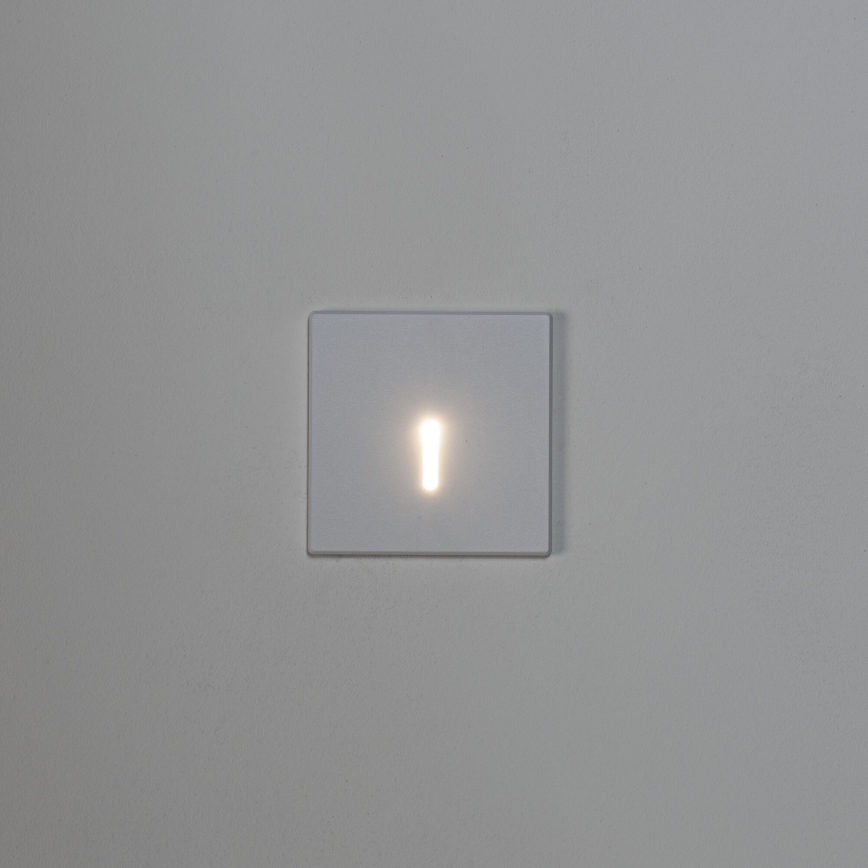 LED lépcsővilágító lámpatest MAGNIK LED/1,7W/230V 2700/3300/3900/4600/5700K fehér szögletes