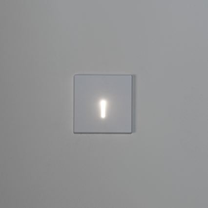 LED lépcsővilágító lámpatest MAGNIK LED/1,7W/230V 2700/3300/3900/4600/5700K fehér szögletes