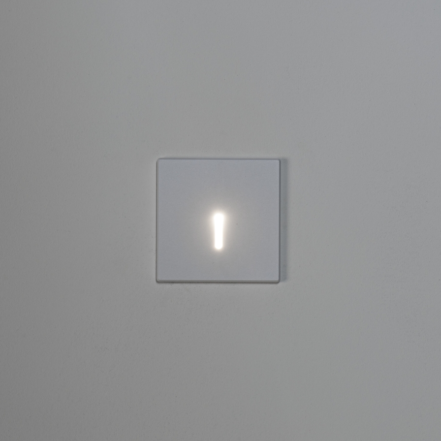 LED lépcsővilágító lámpatest MAGNIK LED/1,7W/230V 2700/3300/3900/4600/5700K fehér szögletes