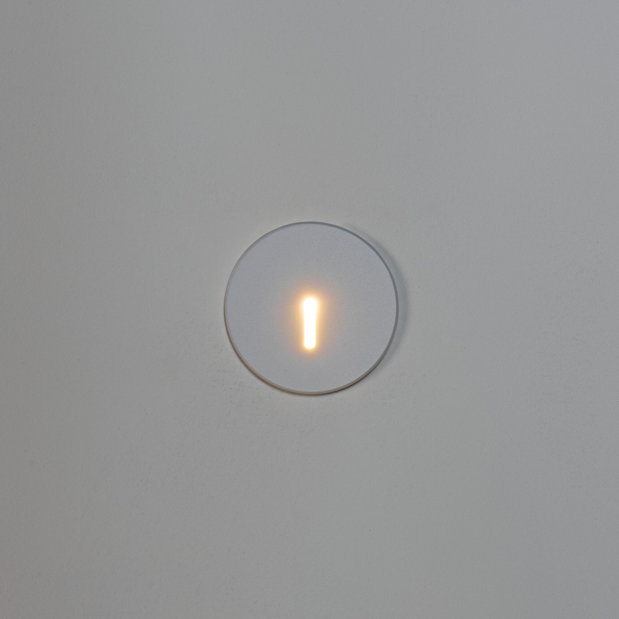 LED lépcsővilágító MAGNIK LED/1,7W/230V 2700/3300/3900/4600/5700K fehér kerek
