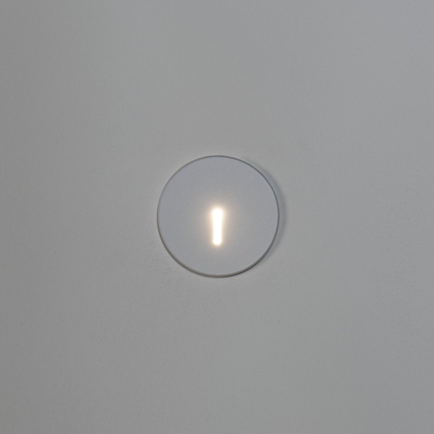 LED lépcsővilágító MAGNIK LED/1,7W/230V 2700/3300/3900/4600/5700K fehér kerek