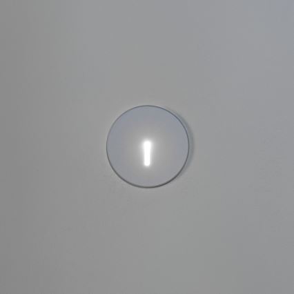 LED lépcsővilágító MAGNIK LED/1,7W/230V 2700/3300/3900/4600/5700K fehér kerek