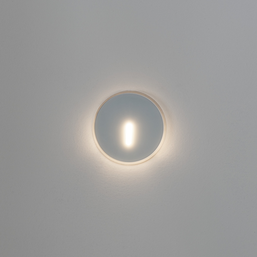 LED lépcsővilágító lámpa MAGNIK LED/1,7W/230V 2700/3300/3900/4600/5700K fehér kerek