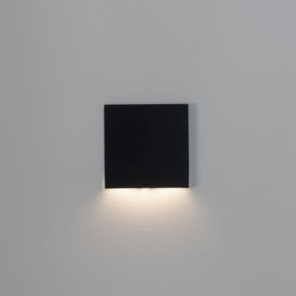 LED lépcsővilágító lámpatest MAGNIK LED/1,7W/230V 2700/3300/3900/4600/5700K fekete, szögletes