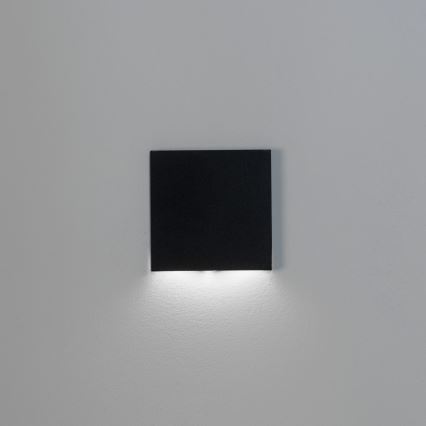 LED lépcsővilágító lámpatest MAGNIK LED/1,7W/230V 2700/3300/3900/4600/5700K fekete, szögletes