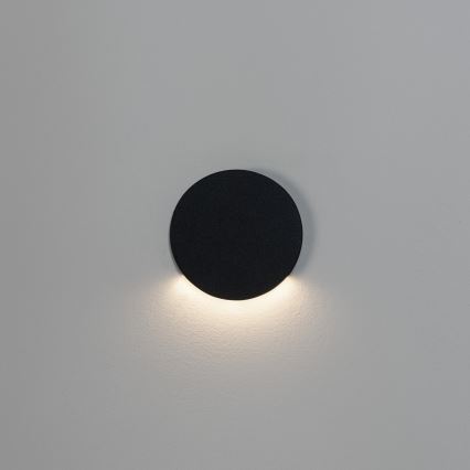 LED lépcsővilágító lámpa MAGNIK LED/1,7W/230V 2700/3300/3900/4600/5700K fekete kerek