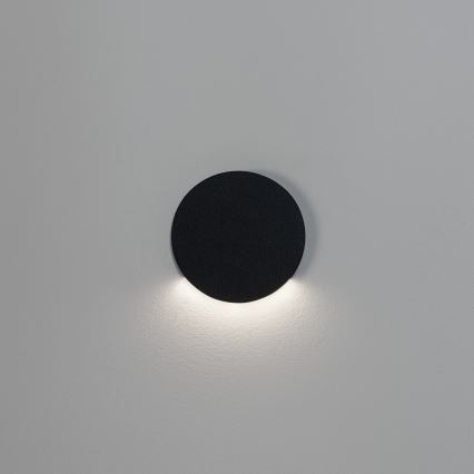 LED lépcsővilágító lámpa MAGNIK LED/1,7W/230V 2700/3300/3900/4600/5700K fekete kerek