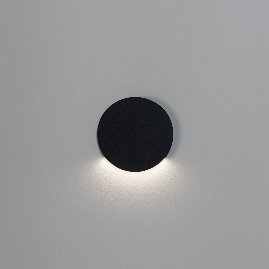 LED lépcsővilágító lámpa MAGNIK LED/1,7W/230V 2700/3300/3900/4600/5700K fekete kerek