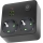 Kapcsolós elosztó LINEA 2x230V + 3xUSB A/C SCHUKO fekete