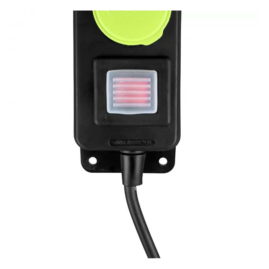 Kapcsolós hosszabbítókábel 3 aljzattal, 10 m, IP44