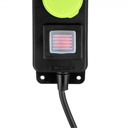 Kapcsolós hosszabbítókábel, 3 aljzattal, 3 m, IP44