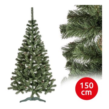 Karácsonyfa CONE 150 cm ezüstfenyő