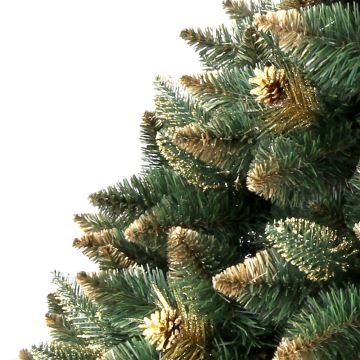 Karácsonyfa GOLD 90 cm borókafenyő