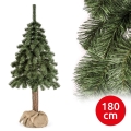 Karácsonyfa törzsével NATURAL 180 cm fenyő