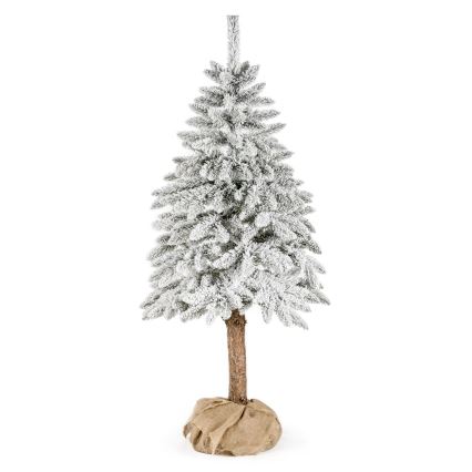 Karácsonyfa törzsével NATURAL WITH SNOW 180 cm lucfenyő
