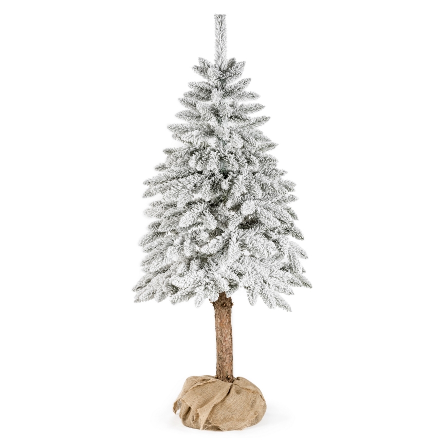 Karácsonyfa törzsével NATURAL WITH SNOW 180 cm lucfenyő
