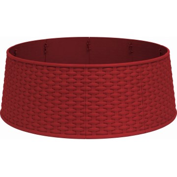 Karácsonyfatalp takaró, átmérő 65 cm, piros