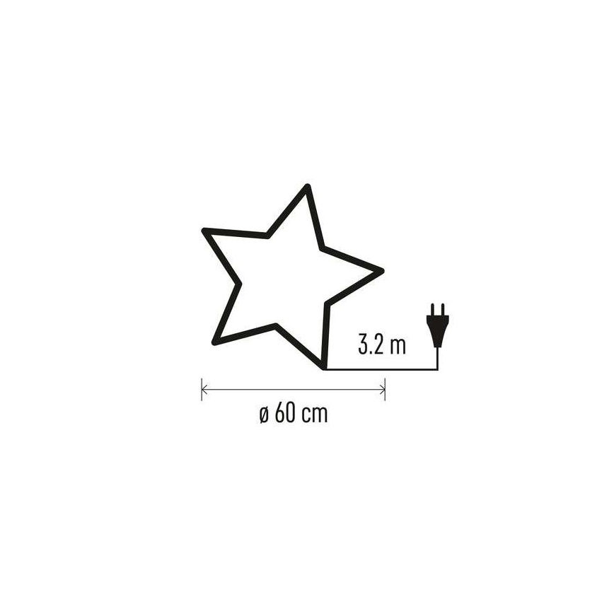 Karácsonyi dekoráció 1xE14/25W/230V á. 60 cm arany