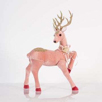 Karácsonyi dekoráció 47 cm szarvas