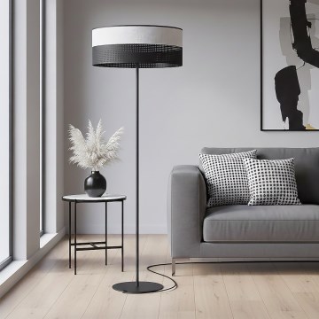 KARBON állólámpa 1xE27/15W/230V fekete/szürke