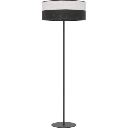 KARBON állólámpa 1xE27/15W/230V fekete/szürke