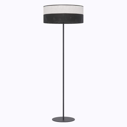 KARBON állólámpa 1xE27/15W/230V fekete/szürke
