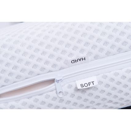 Kárpitozott MARIA PETITE ágy 120x200 cm, matraccal és ágyneműtartóval, antracit