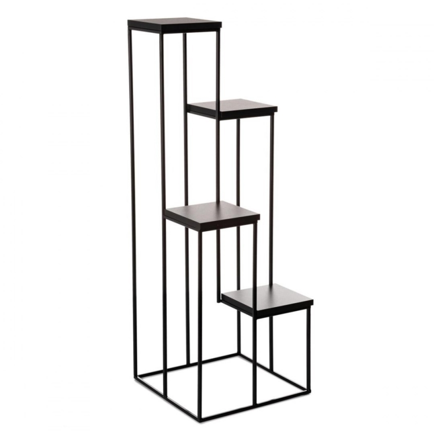 Virágállvány KASKADA 110x40 fekete