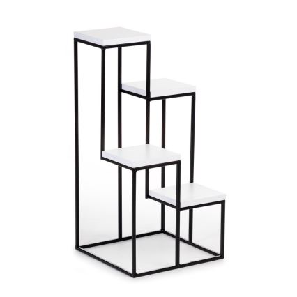 Virágállvány KASKADA 70x34 fekete/fehér