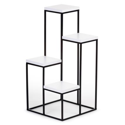 Virágállvány KASKADA 70x34 fekete/fehér