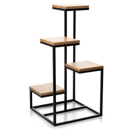 Virágállvány KASKADA 79x40 fekete/barna