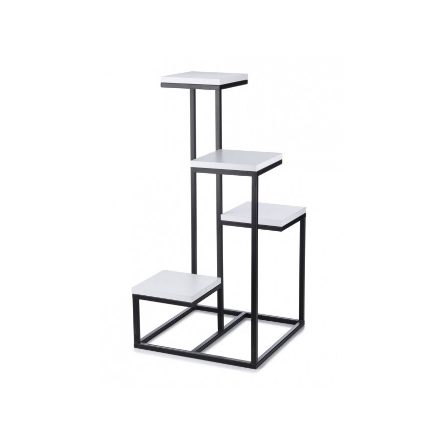 Virágállvány KASKADA 79x40 fekete/fehér